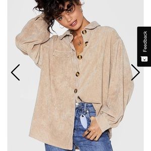Tan Corduroy Shirt